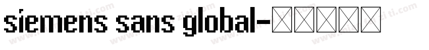 siemens sans global字体转换
